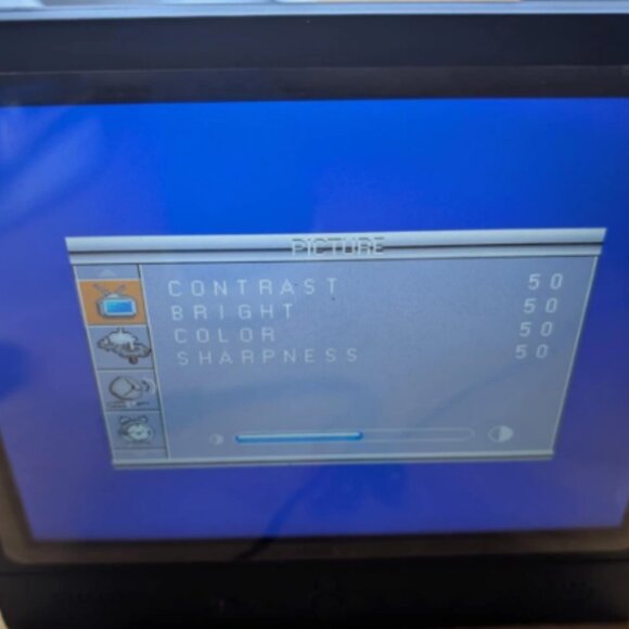 8" Inch Color TV TFT Screen RGB VGA Analog Remote VGA adapter - Picture 3 of 8